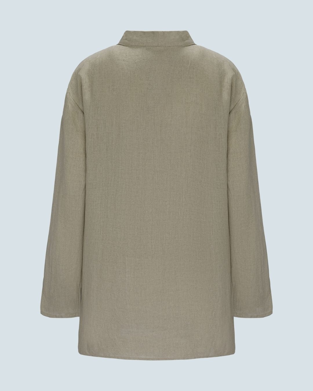 Linen Kimono Shirt Beige