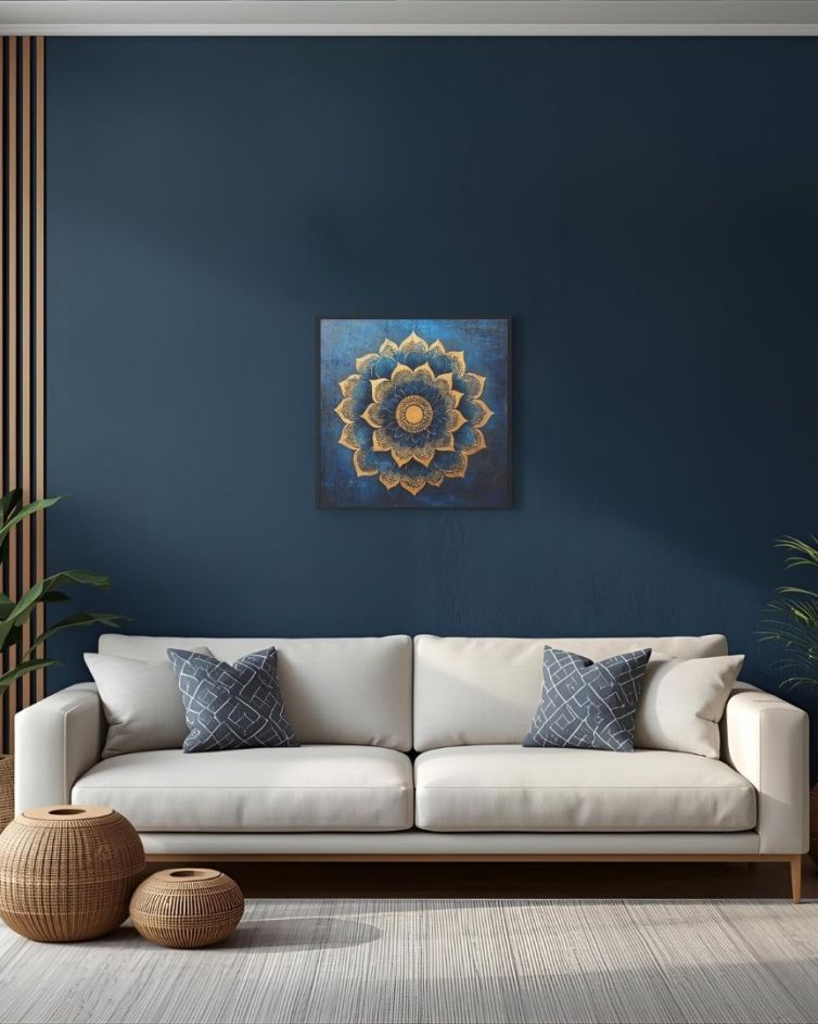 Mandala – Grafika na płótnie (wym. 90 cm x 90 cm)