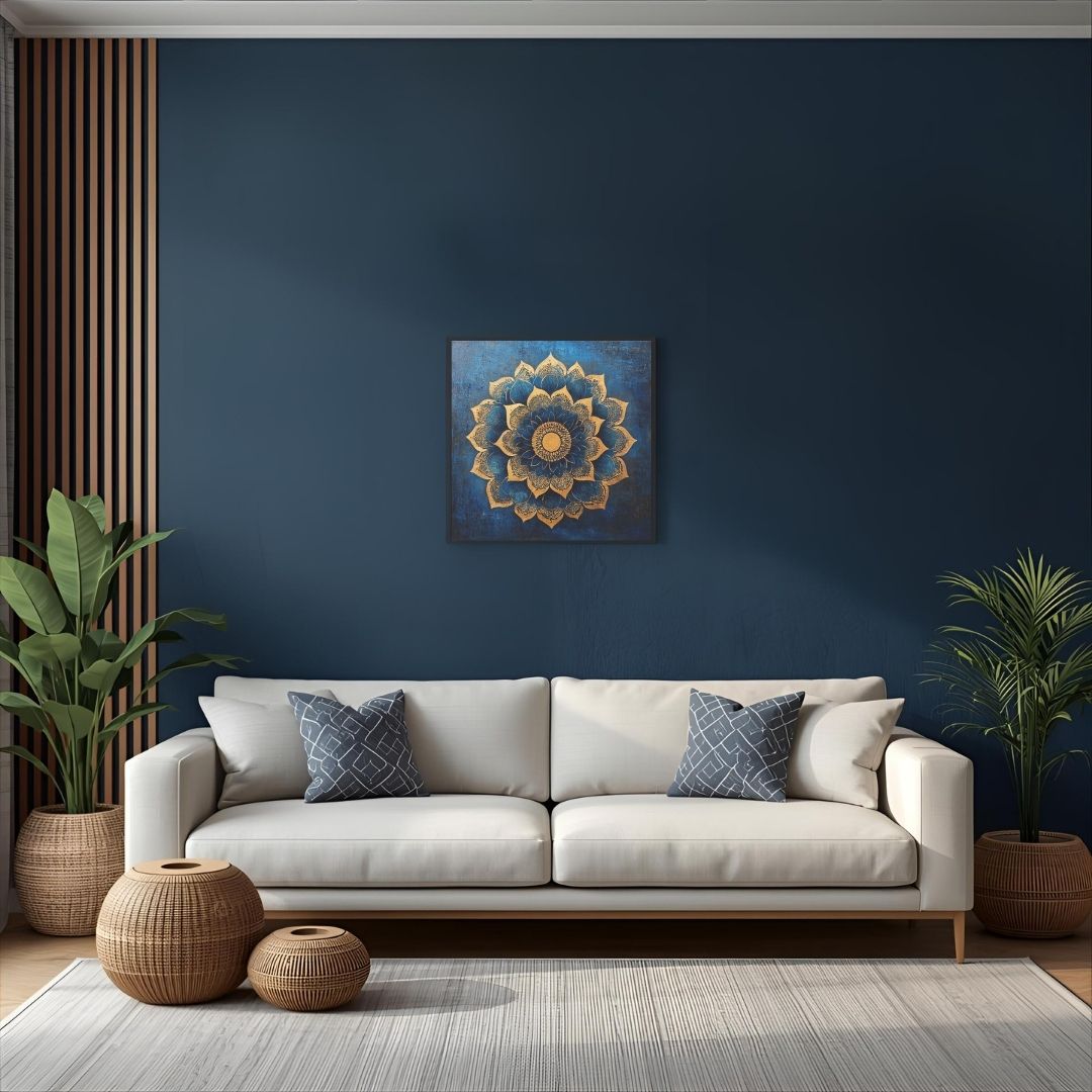 Mandala – Grafika na płótnie (wym. 90 cm x 90 cm)