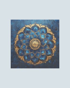 Mandala – Grafika na płótnie (wym. 90 cm x 90 cm)