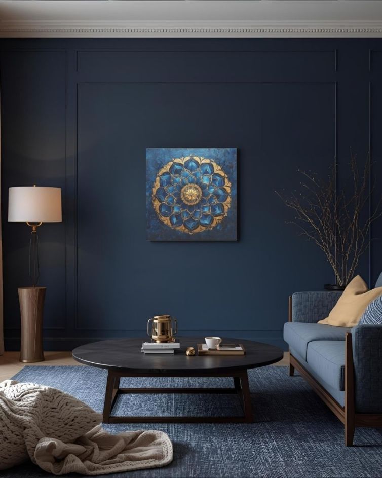 Mandala – Grafika na płótnie (wym. 90 cm x 90 cm)