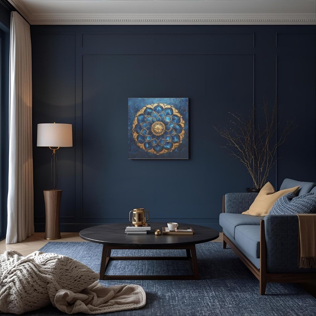 Mandala – Grafika na płótnie (wym. 90 cm x 90 cm)
