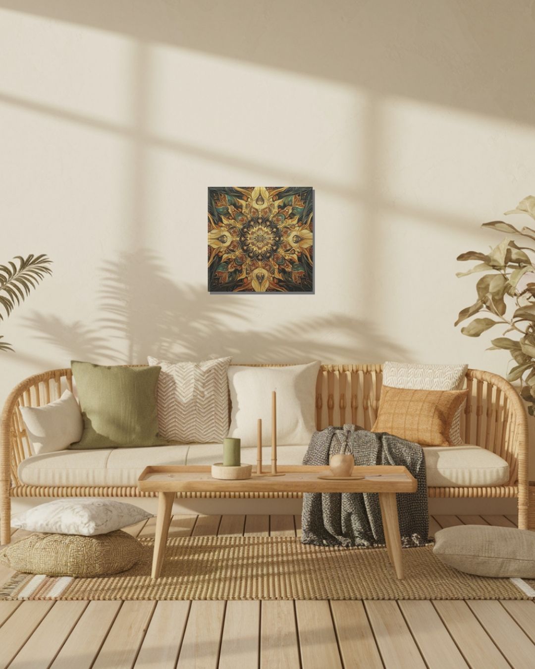 Mandala – Grafika na płótnie (wym. 50 cm x 50 cm)