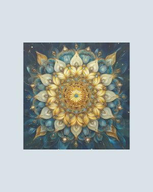 Mandala – Grafika na płótnie (wym. 100 cm x 100 cm)