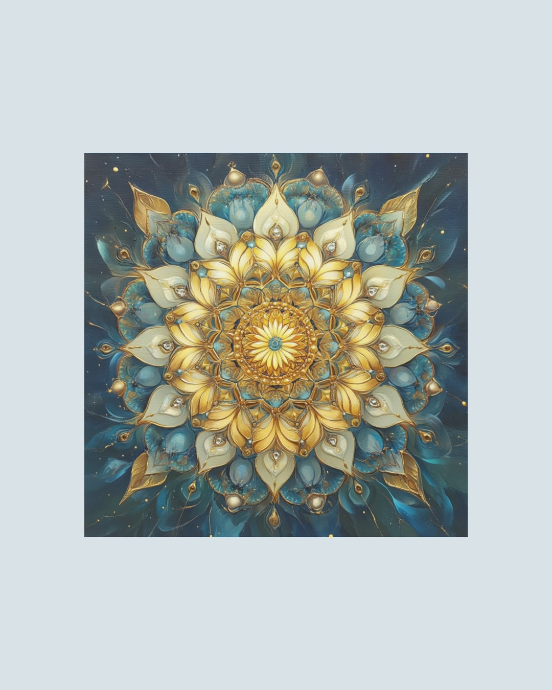 Mandala – Grafika na płótnie (wym. 100 cm x 100 cm)