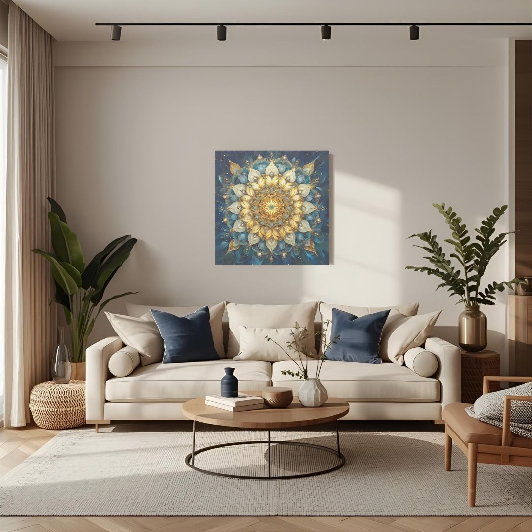 Mandala – Grafika na płótnie (wym. 100 cm x 100 cm)