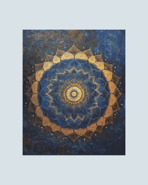 Mandala - Grafika na płótnie (wym. 80 cm x 100 cm)