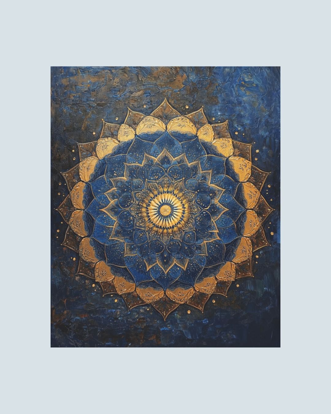 Mandala – Grafika na płótnie (wym. 80 cm x 100 cm)