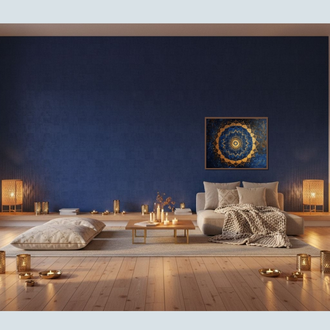 Mandala – Grafika na płótnie (wym. 80 cm x 100 cm)