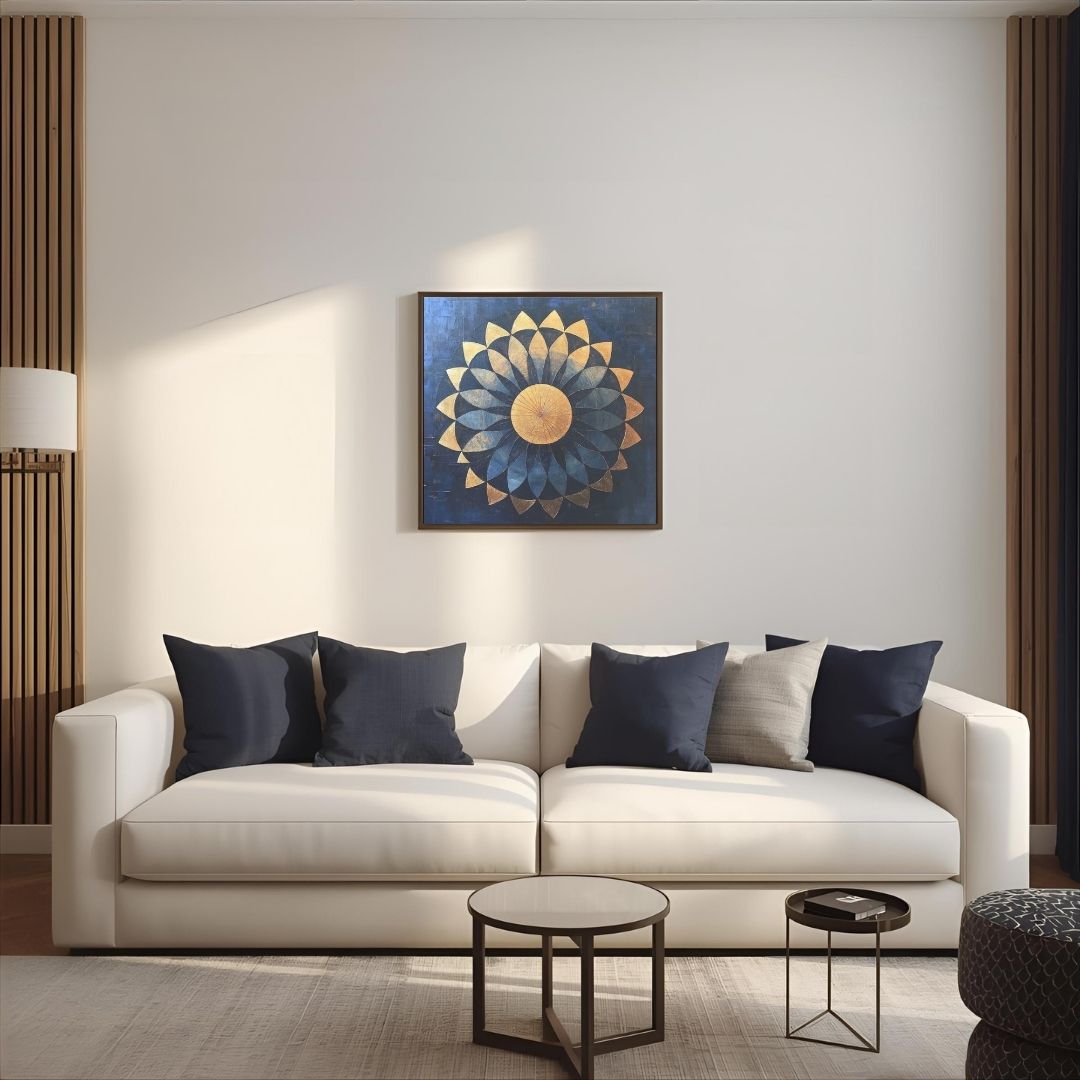 Mandala – Grafika na płótnie (wym. 90 cm x 90 cm)