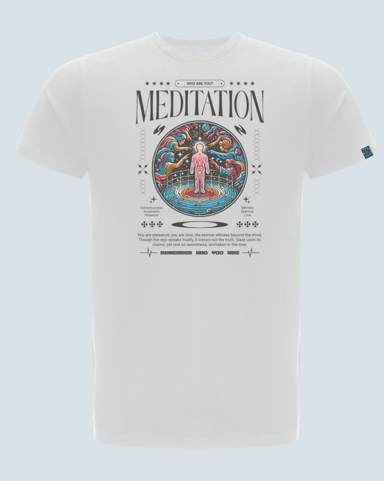T-Shirt Medytacja Biały