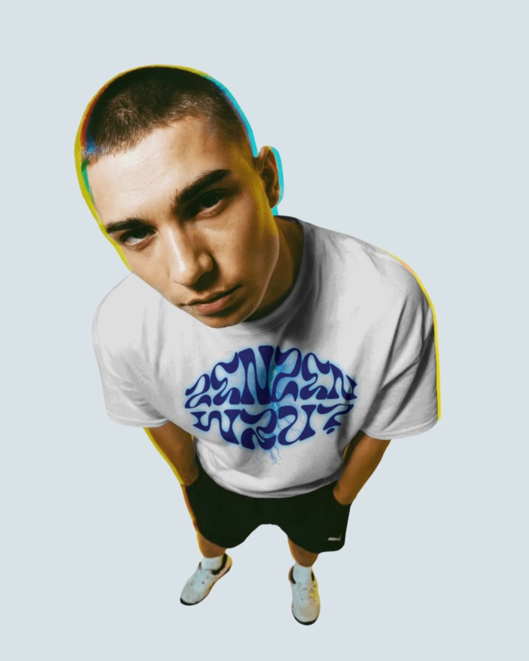 T-Shirt Who Are You? Biały